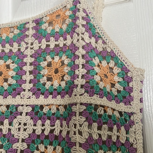 Zara Crocheted Mini Dress | As Seen On 📺The White Lotus - Picture 5 of 10